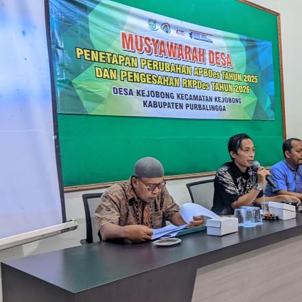 Musyawarah Desa Perubahan APDes Tahun 2025 & Penetapan RKPDes Tahun 2026
